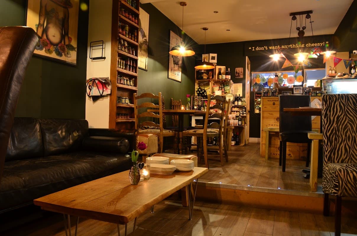 Dining at Rose & Potter Licensed Delicatessen, Café & Wine Bar in marske