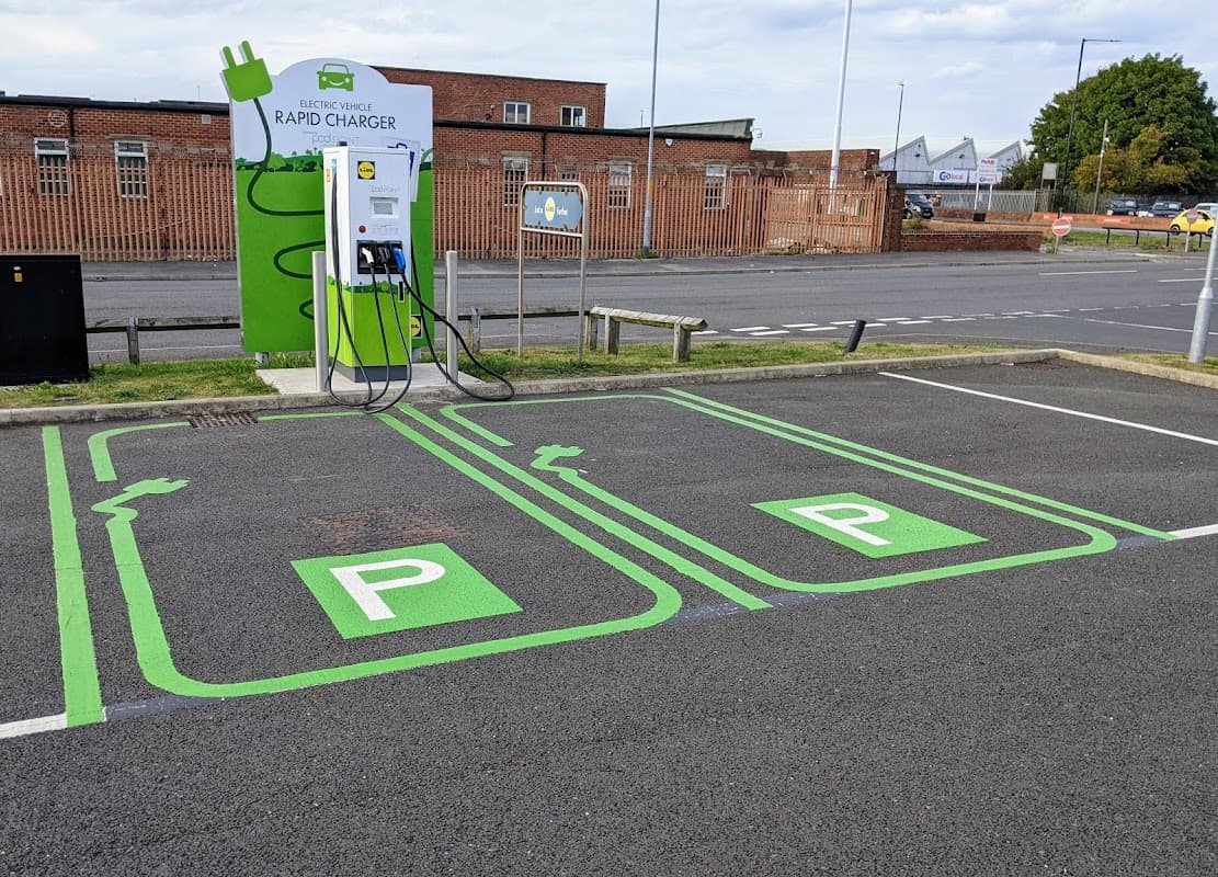 Lidl Charging Station - EV Charging in middlesbrough