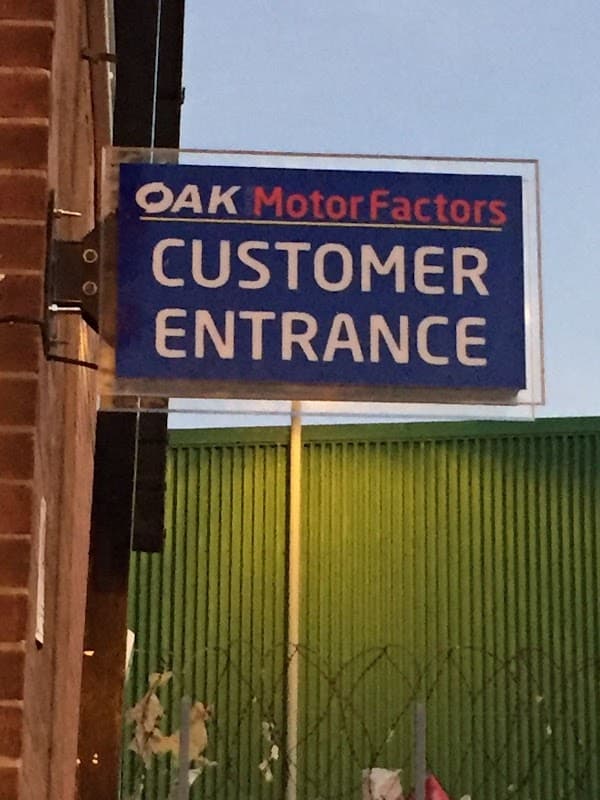 Oak Road Motor Factors - Car Parts in middlesbrough