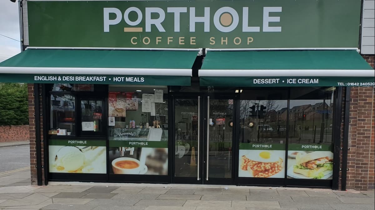 Cafe Porthole coffee shop & Premium Desserts in middlesbrough