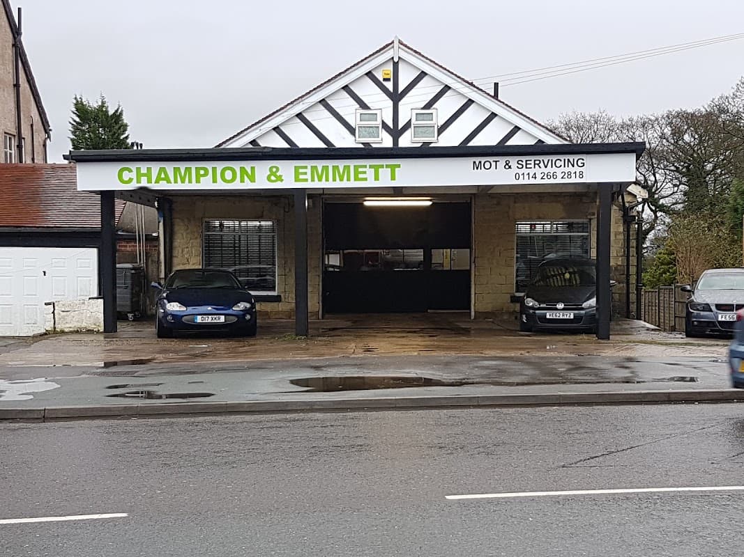 Champion and Emmett - Garages in nether edge