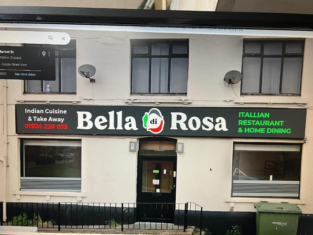 Dining at Bella di Rosa Italian Restaurant in normanton