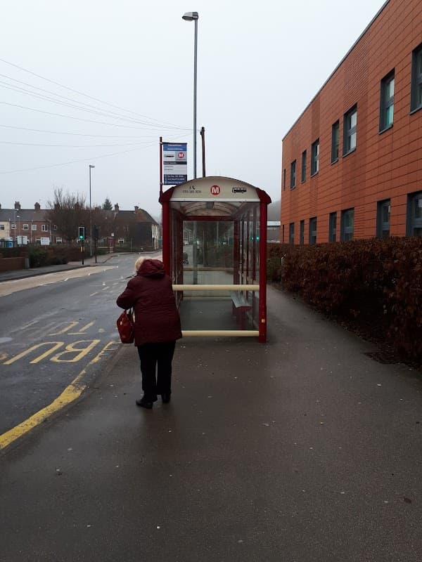 Bus Stop at Pontefract Hospital D - Bus Stops in pontefract