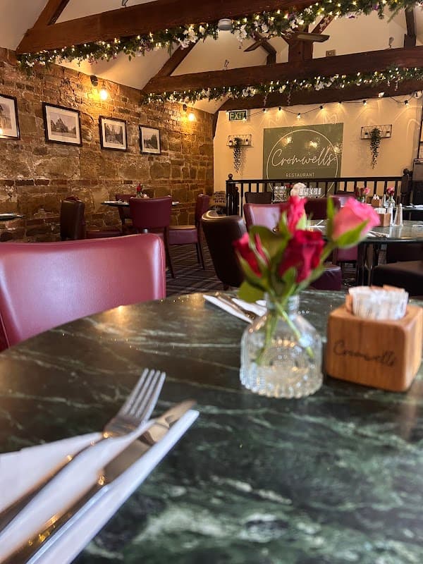 Dining at Cromwells in pontefract
