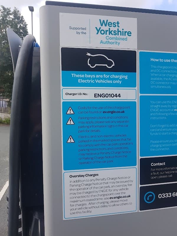 Engie Charging Station - EV Charging in pontefract