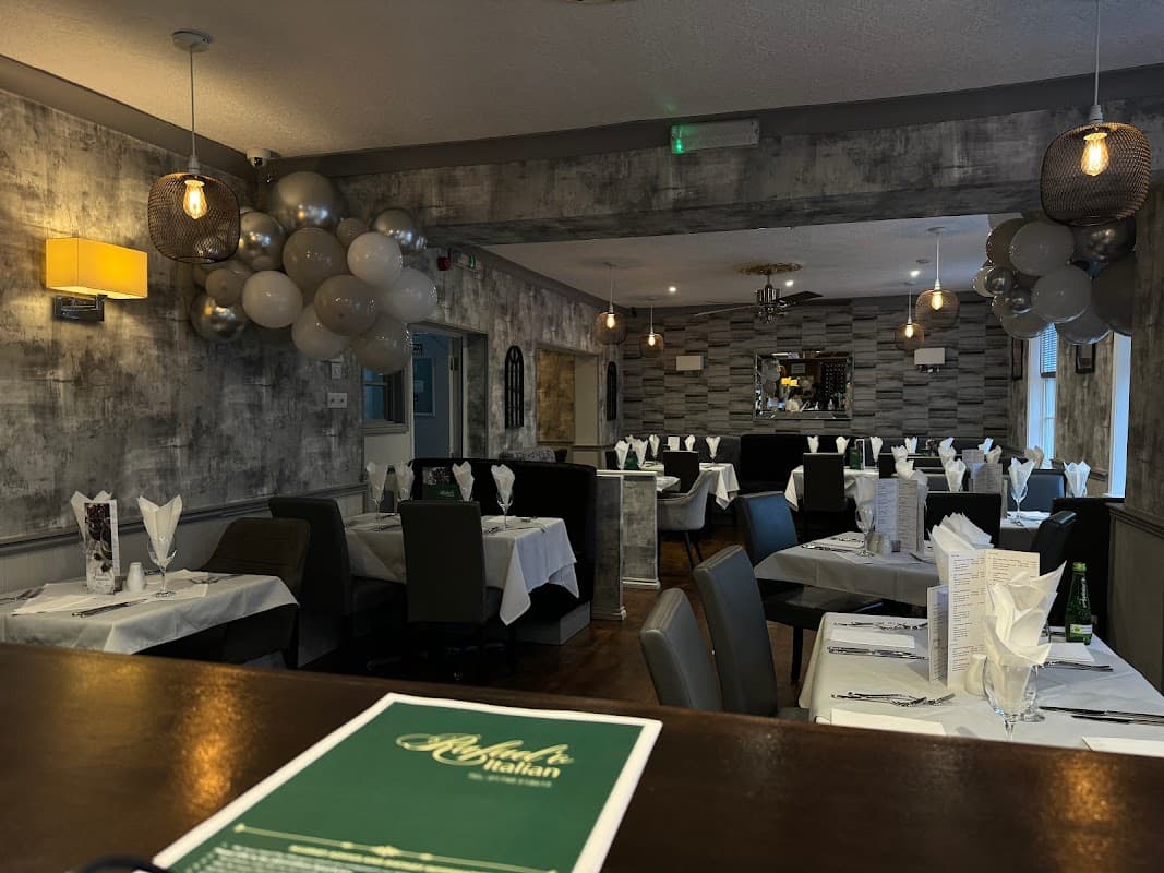 Dining at Rafaelβo Italian Restaurant in richmond