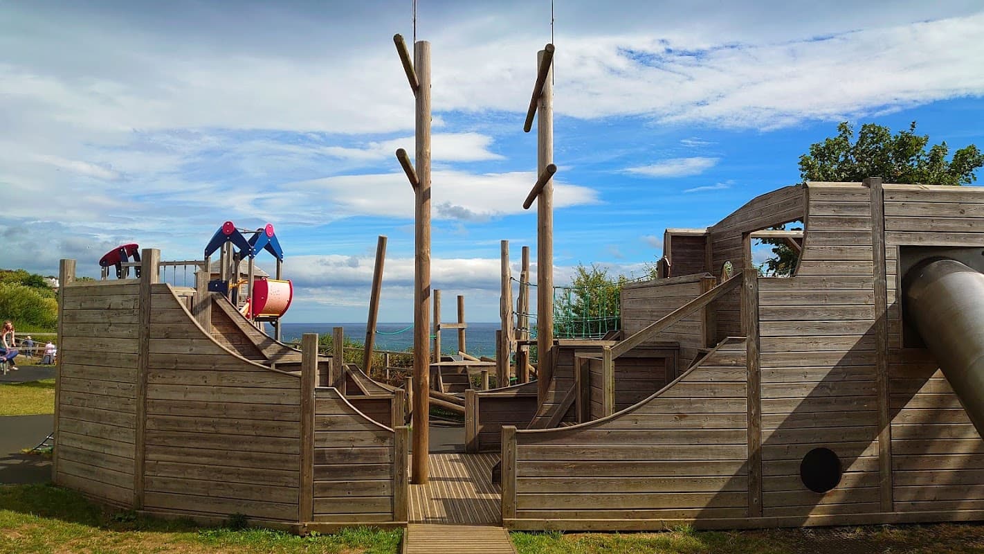 Pirate ship playground - Playgrounds in robin hoods bay