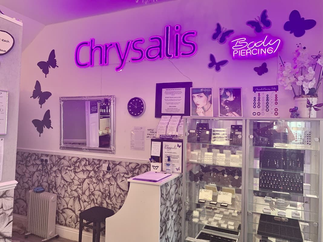 Chrysalis walk in Body Piercing Salon - Tattoo Parlours in scarborough