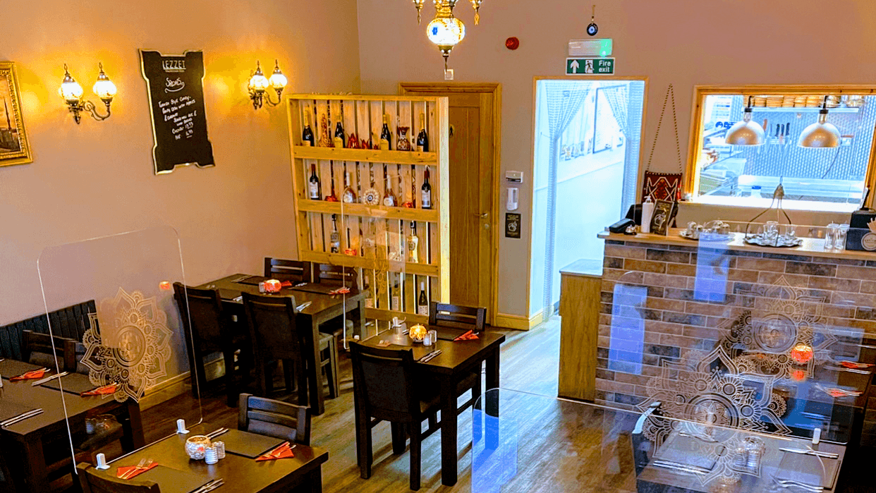 Dining at Lezzet Mediterranean bistro in scarborough