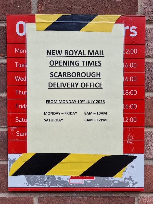 Royal Mail Delivery Office - Post Offices in scarborough