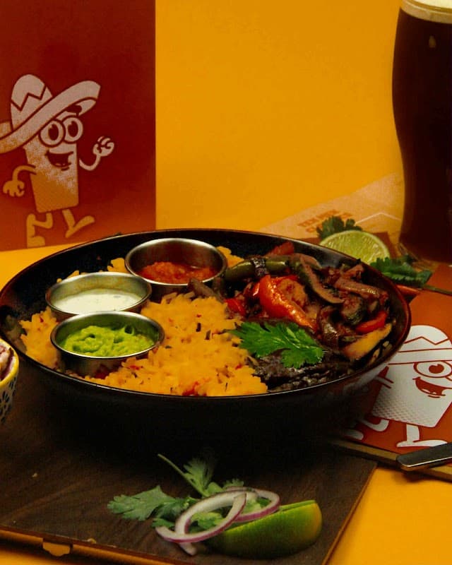 Dining at Fired Up Cantina Kitchen in selby