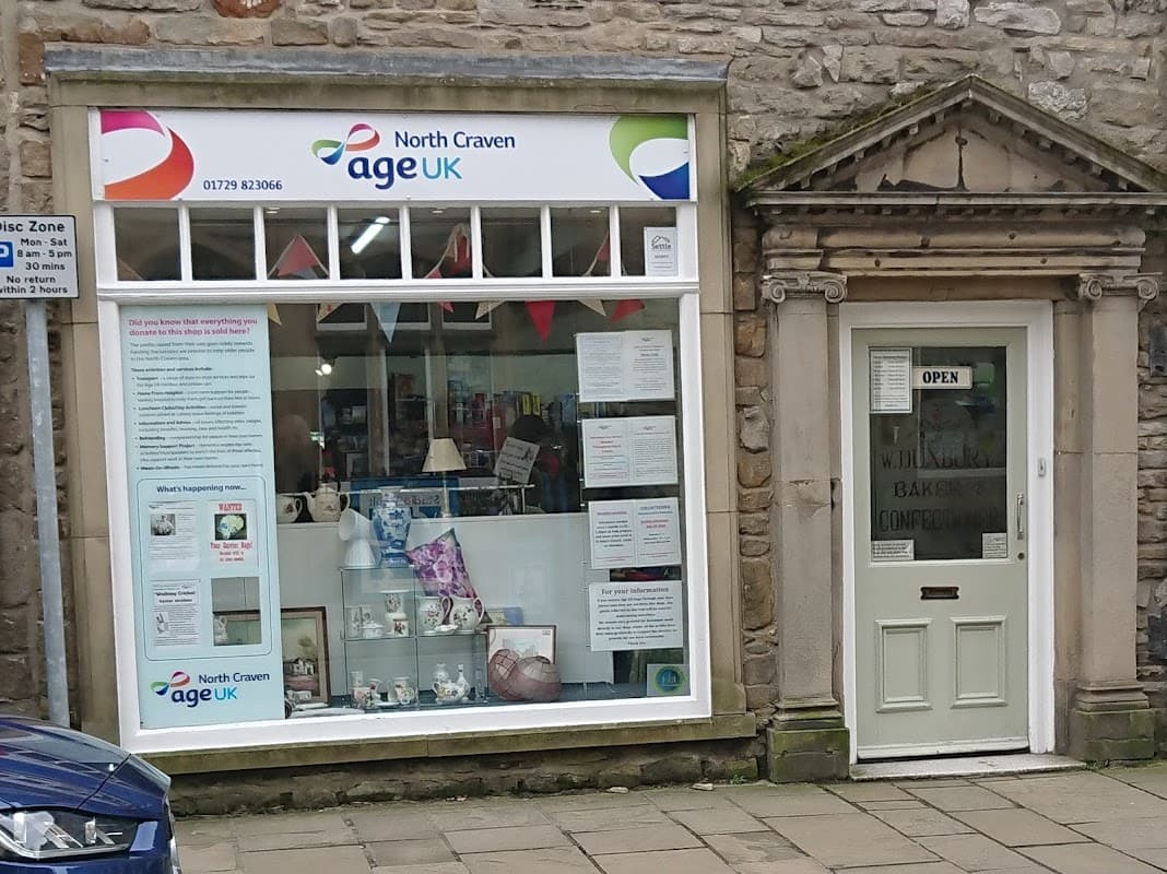 Age UK North Craven Shop - Charity Shops in settle