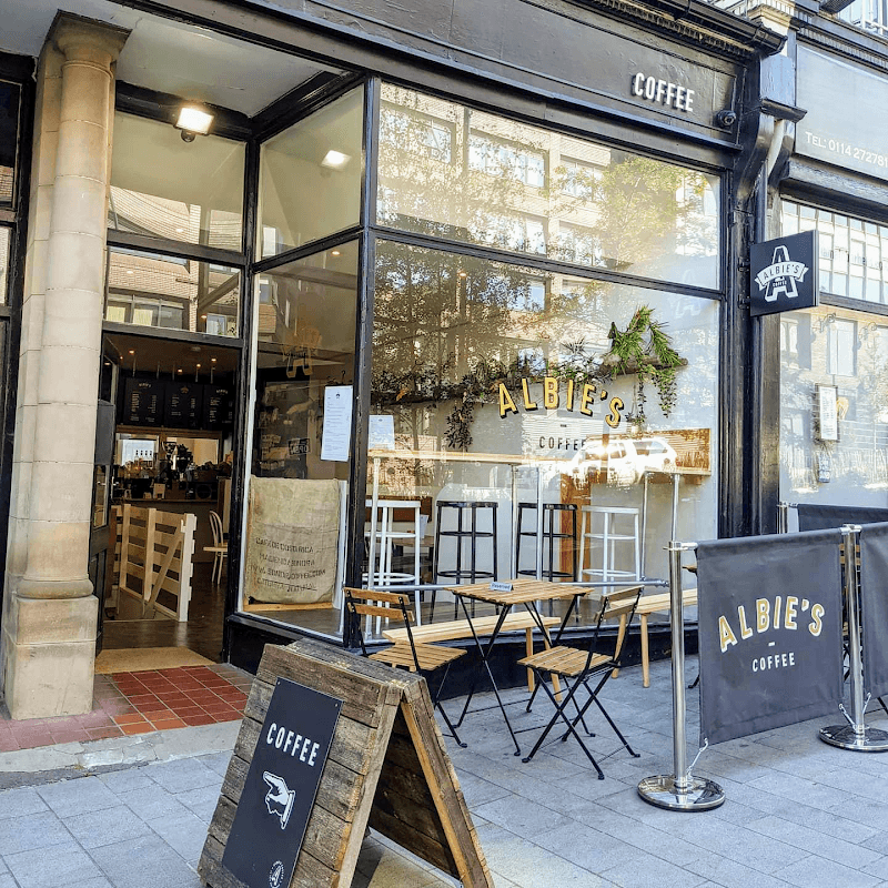 Cafe Albie's Coffee in sheffield