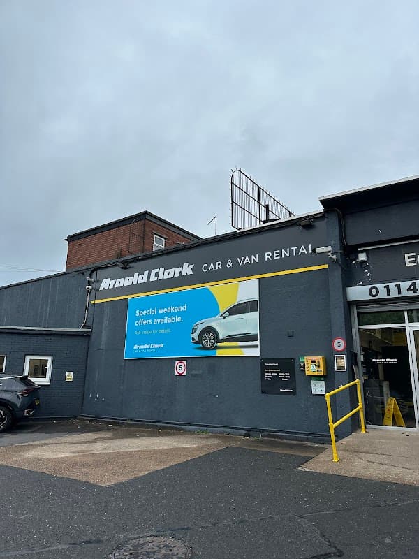 Arnold Clark Car & Van Rental, Sheffield - Car Hire in sheffield