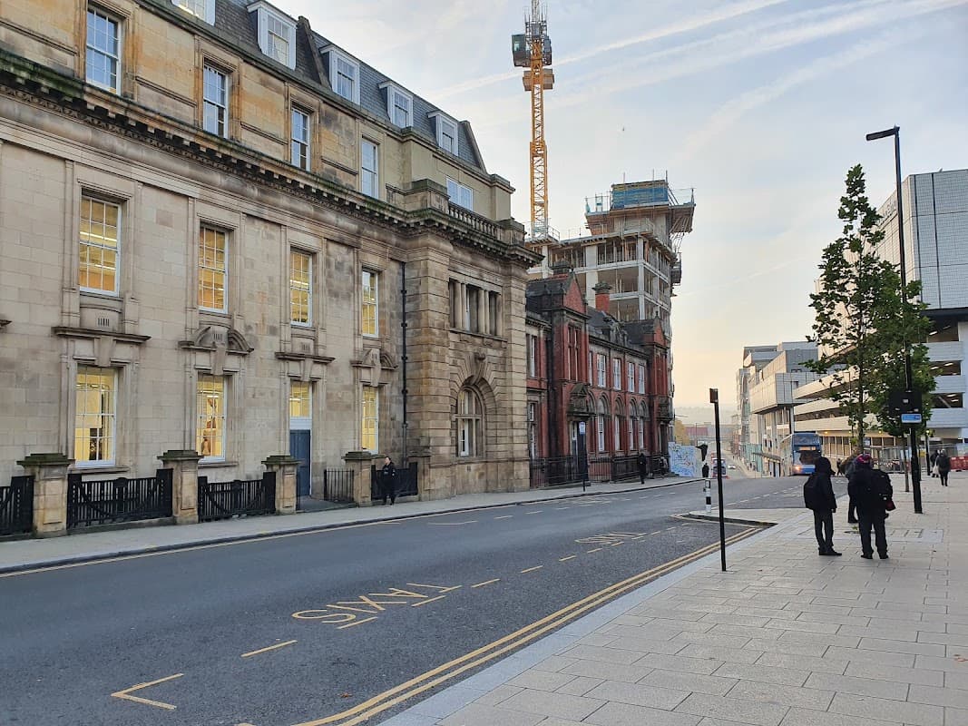 Bus Stop at Flat Street/Fitzalan Square - Bus Stops in sheffield