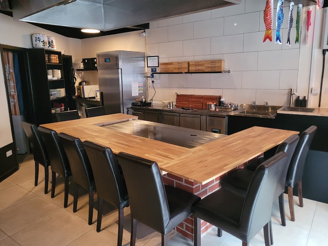 Dining at Kajiya Teppanyaki Bar in sheffield