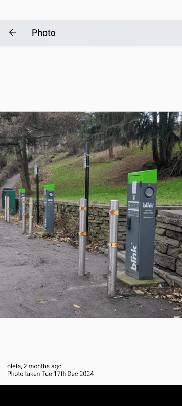 Blink Charging Station - EV Charging in shipley