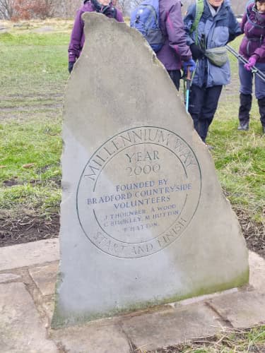 Millennium Way Plaque - Historic Site in shipley