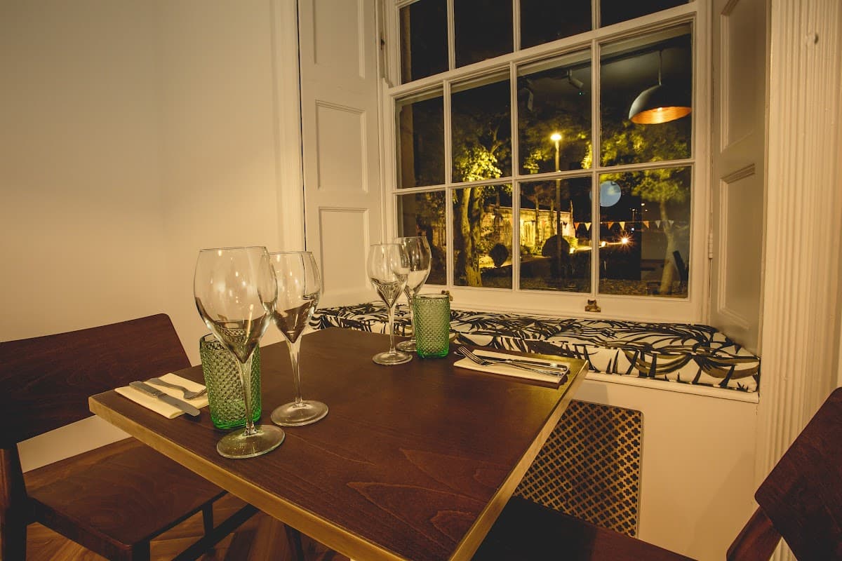 Dining at Alexander's Grand Café, Bar & Terrace in skipton