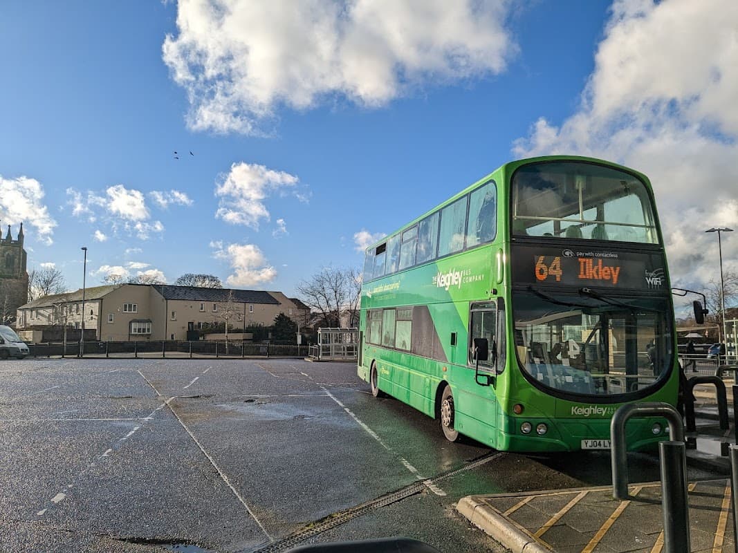 Bus Stop at Skipton bus station - Bus Stops in skipton