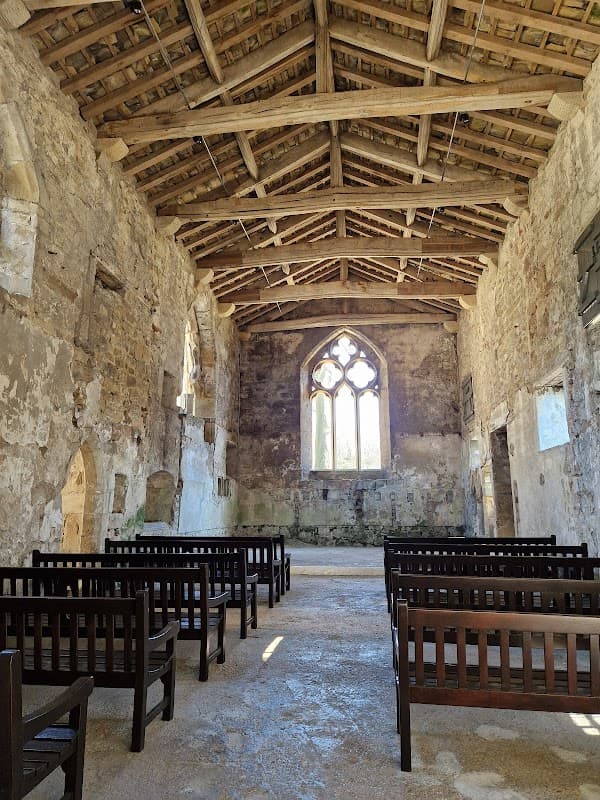 Skipton Castle Medieval Chapel Font