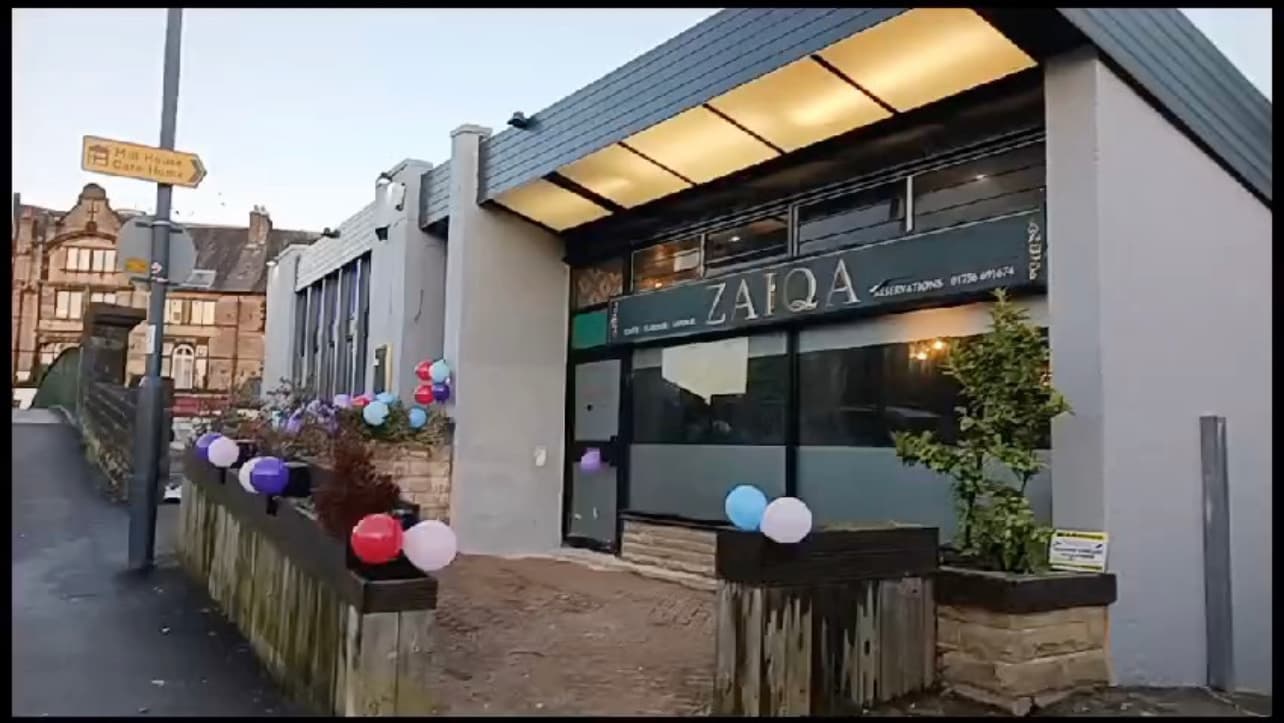 Dining at Zaiqa Skipton in skipton