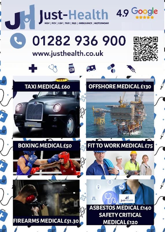 Just Health Thirsk D4 Taxi HGV Medical Clinic - Doctors in thirsk