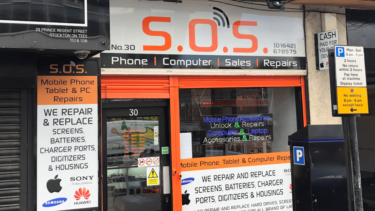 SOS Phone Repairs - Phone Shops in thornaby