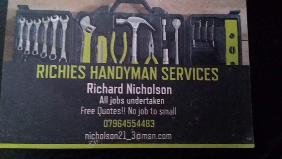 Richie's Handyman Services - Handyman Stockton on Tees - Painters & Decorators in thornaby on tees