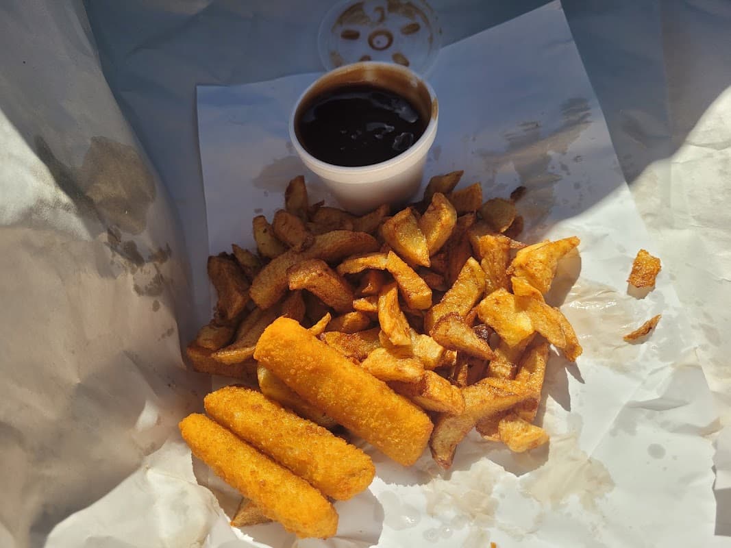 Dining at MJ's Chippy in thorngumbald