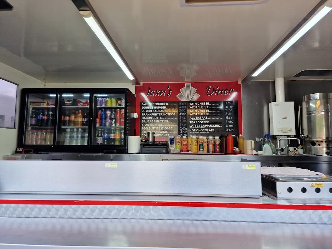 Dining at Jaxn's Diner in todmorden