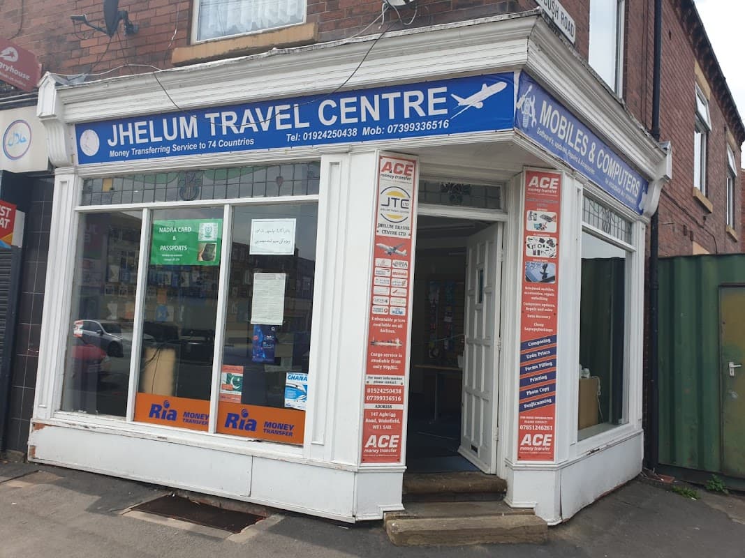 Jhelum Travel Centre Mobiles And Computers - Travel Agents in wakefield
