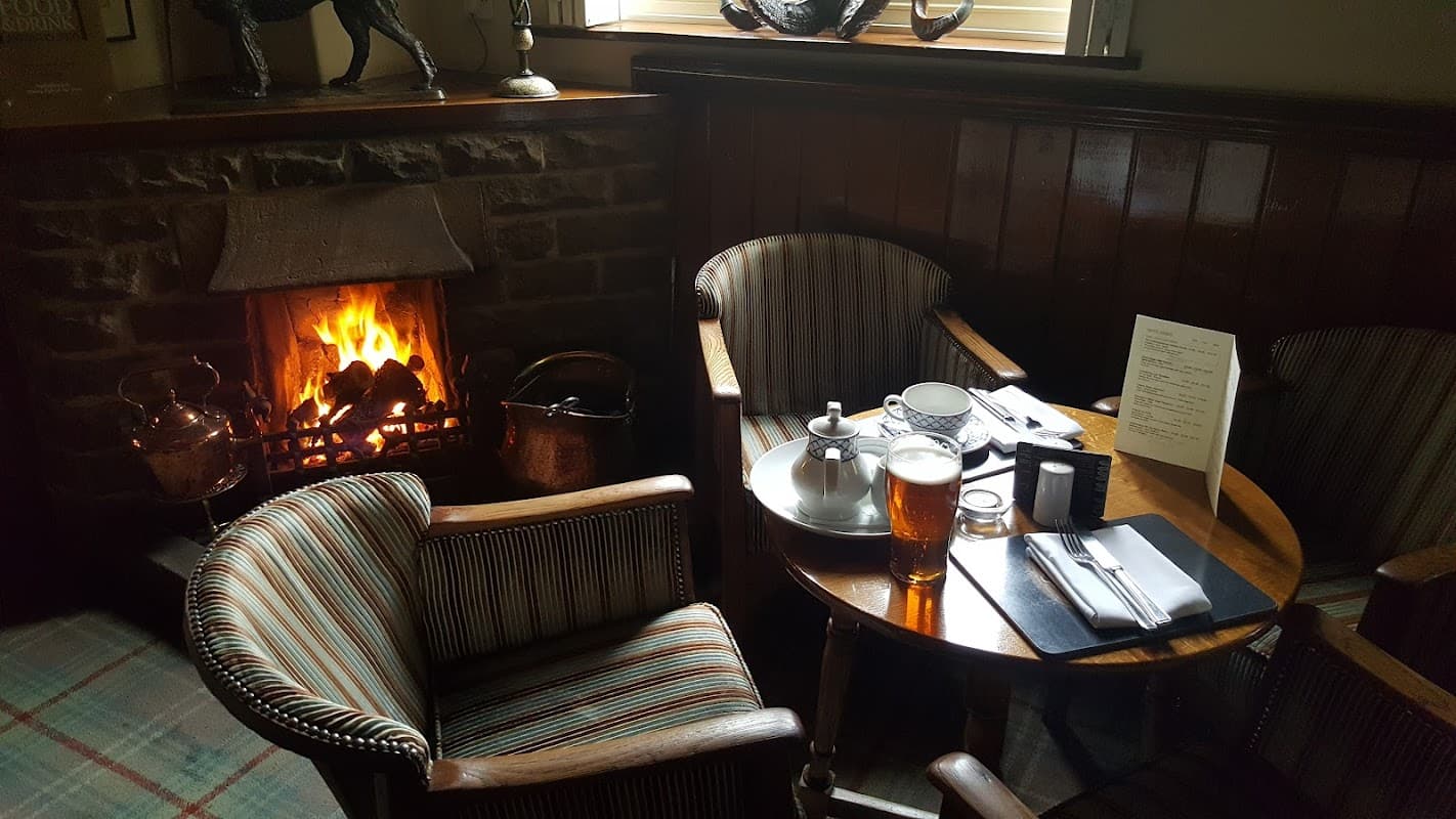 Dining at Restaurant at The Sportsman's Arms in wath in nidderdale