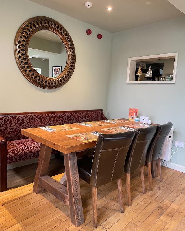 Dining at Baanrai Thai Cafe and restaurant in wetherby