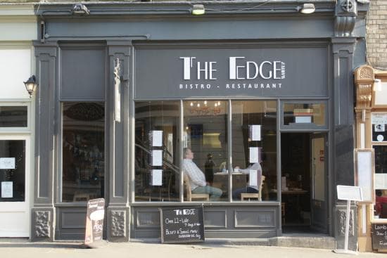 Dining at The Edge Restaurant in whitby