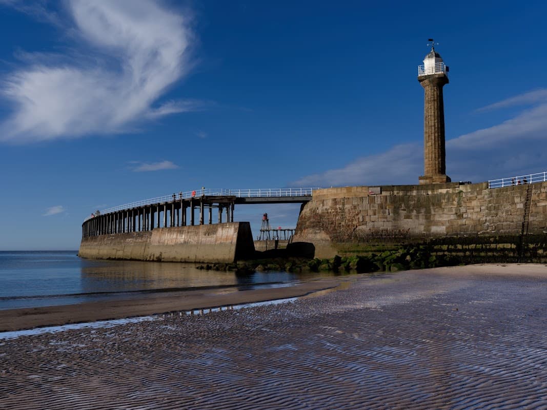 Whitby Harbour West Lighthouse - Historic Site in whitby