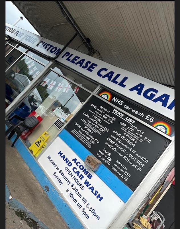 Acomb Hand Car Wash - Car Washes in york