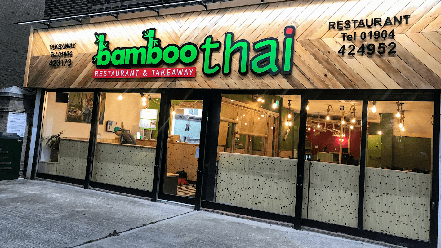 Dining at Bamboo Thai Restaurant and Takeaway in york