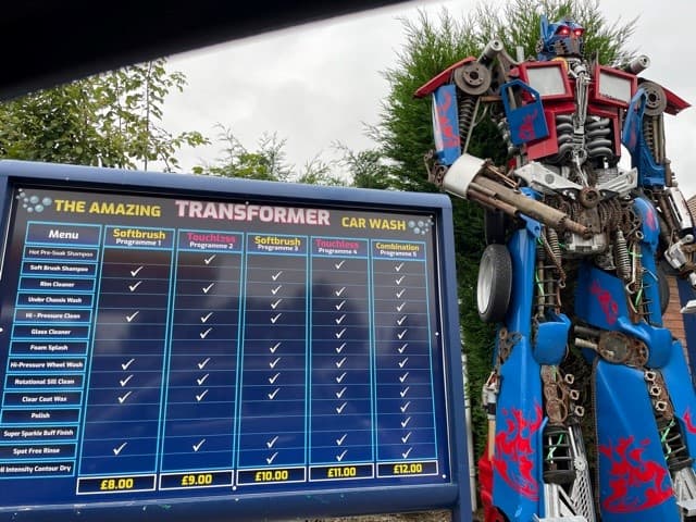 Inner Space Stations Amazing Transformer Car Wash - Car Washes in york