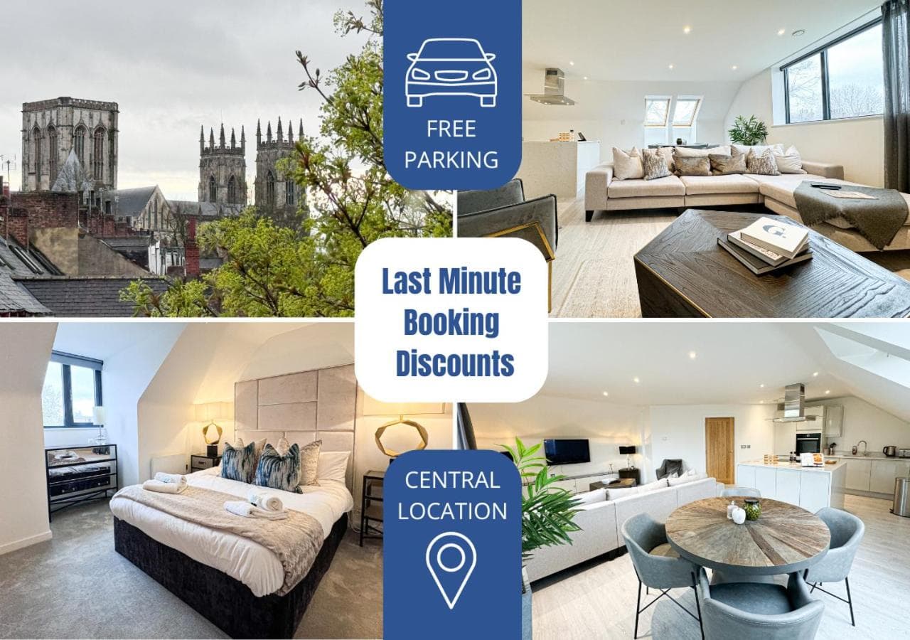 Penthouse - St Johns Mews - City Centre - Close to York Minster - Free Parking, York, Yorkshire