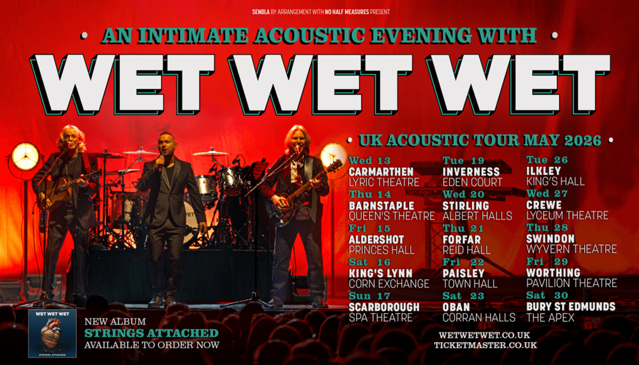 Event image for An acoustic evening with Wet Wet Wet