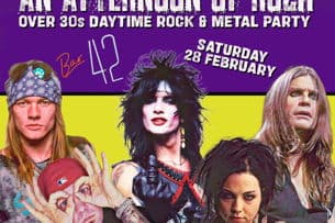 Event image for An Afternoon of Rock LEEDS - Rock & Metal For Over 30s, 3pm-7pm
