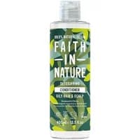 Faith in Nature Seaweed & Citrus Conditioner 400ml, green label with leaf pattern and white text.