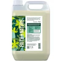 Faith in Nature Seaweed & Citrus Shampoo 5L, green label with leaf design, white cap, large handle.