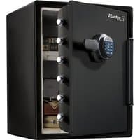 Grey Masterlock XXL safe, waterproof, 60 min fireproof, with digital keypad and multiple locking bolts.