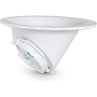 White Arlo ceiling adapter floodlight mount with conical shape and circular base.