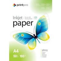 Colorway PGE180050A4 high-gloss photo paper, A4 size, butterfly design, 50 sheets, compatible with inkjet printers.