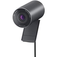 Black cylindrical Dell Pro 2K Webcam with auto-focus lens and adjustable stand.
