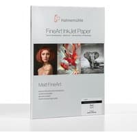 Hahnemühle Photo Rag A4 white matt inkjet paper with artwork images on the cover, labeled "FineArt InkJet Paper."
