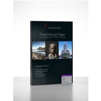 Hahnemühle Photo Rag® Satin A2 paper, black packaging with images and white satin-matt finish label.